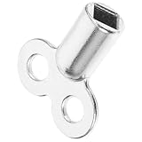 Matériau : fabriqué à partir de matériaux, cette clé de radiateur est durable, garantissant des performances, clé de purge de radiateur en métal, clé de radiateur universelle