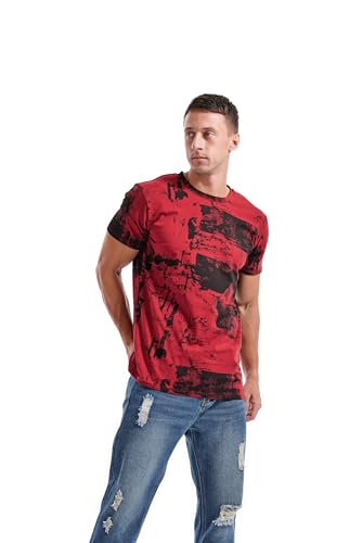 KLIEGOU Mens Hipster Hiphop Tees - Fashion Print T-Shirts - Image 6