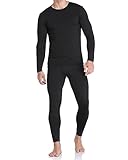 WEERTI Thermal Underwear for Men Long Johns With Fleece Lined Long Underwear Set Cold Weather Winter