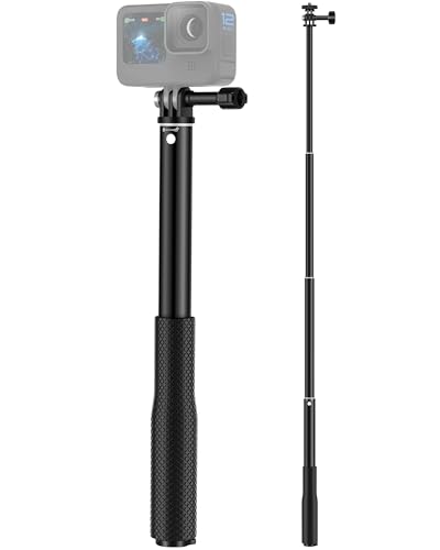 Amazon | GoPro用 防水自撮り棒, 92cm 延長ポール 調節可能 3段