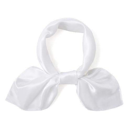 2 Pack 35" Women Large Satin Square Scarves Silk Like Feeling Fashion Headscarf Hair Neck Wrapping Scarves2