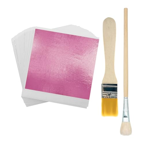 Gold Leaf Sheets, 100 Pieces Gold Foil Sheets...