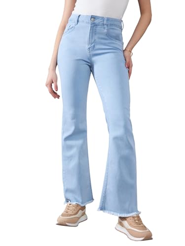 Jean bootcut délavé foncé parfait pour vos sorties et le bureau
