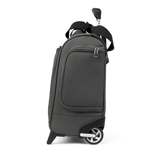 Image of Travelpro Luggage Maxlite 5 Softside Lightweight Rolling Underseat Compact Carry on Upright 2 Wheel Bag, 15-Inch - Shadow Grey