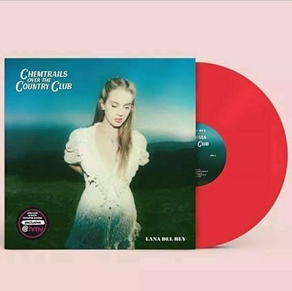 Album Art for Chemtrails Over the Country Club - Red w/ Alternate Cover Art, Printed Inner Sleeves w/ Lyrics & Poster Vinyl, LP by Lana Del Rey