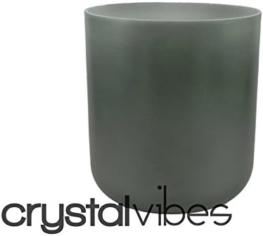 New 7" E Solar Plexus Chakra Moldavite Fusion Crystal Singing Bowl #fl7ep15 11000559