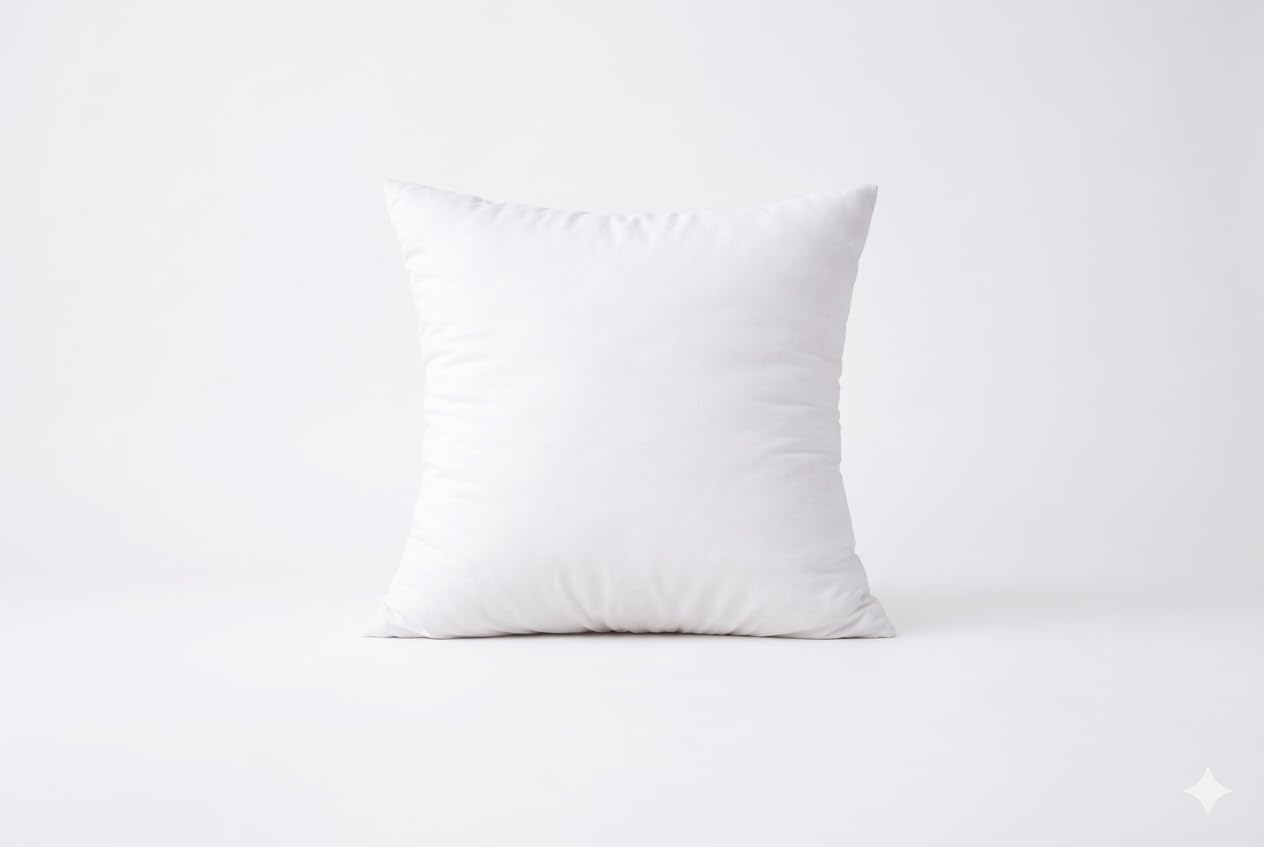 Arlinens White Hotel Quality Hollow Fiber Cushion Pads 18X18/45X45cm Inner Insert Scatter Soft & Plum 18X18 Cushion Insert-Bounce Back Square Cushion Pads