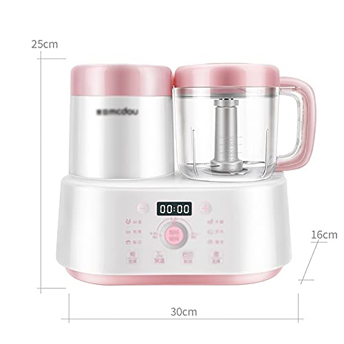 NYZABDL Máquina de comida de bebê Máquina de cozinha de bebê Multifunção Cozimento e mistura de past