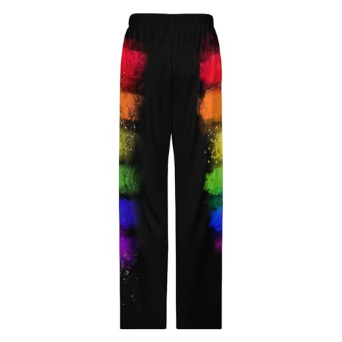Proud Ally Pride Month LGBTQ Men's Pajama Pants Sleep Bottoms Pants4