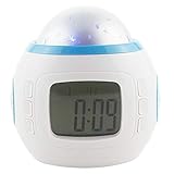 Chord Musik / Naturton Alarm MXLTiandao Wake Up Light Nachtlichtprojektor-Lampen-Schlafzimmer-Musik-Wecker morgens aufwacht Wecker Desktop-Neben