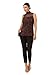 Adrianna Papell Diffusion Women's Pleated Mesh Sleeveless Blouse, Brown Zebra, S