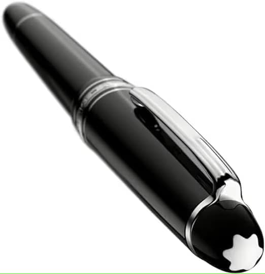 Image of Mont Blanc. Meisterstuck Classique Platinum Collection Rollerball Pen, Black with Platinum Trim