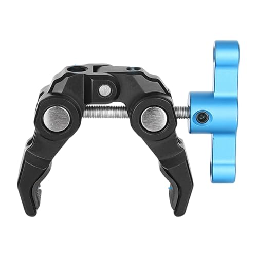 Clip robuste en métal avec dégagement rapide pour équipement vidéo stable