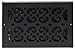Decor Grates ST610W Scroll Design Wall/Ceiling Register, 6x10 Inches, Textured Black