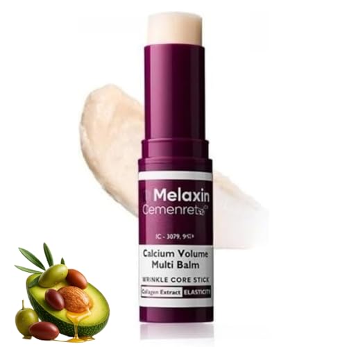 DrMelaxinn Calcium Balm Stick Multi Balm Stick Anti-Falten Feuchtigkeitscreme mit Kalzium für Gesicht und Augenpartie (1PC)