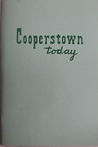 COOPERSTOWN TODAY Booklet History/Pictures Of HOF Baseball Memorabilia