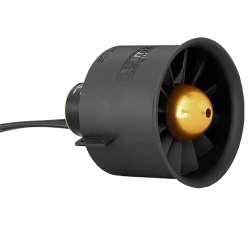 JfdLbv V2 80 mm plastikowy EDF 12-łopatkowy wentylator kanałowy Inrunner pasuje do E72314 3658-2150KV (E72314)
