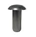 1/4 X 2" Length, Solid 1100F Aluminum Round Head Rivet, Plain Finish (Pack of 1 LB - Approximately 84 Pieces)