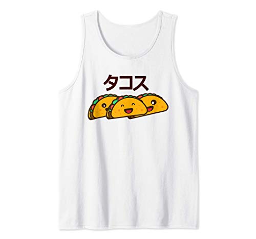 TA-KO-SU Tacos en katakana japonés Meme Camiseta sin Mangas Cover