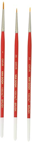 ターレンス ヴァンゴッホ ビジュアル筆 細筆 3本セット AWVR-3P