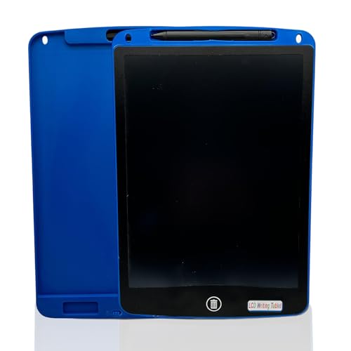 12 Inch LCD Writing Tablet with Stylus Pen – Portable Electronic Drawing & Writing Board for Kids – Digital Graphics Pad for Learning, Handwriting, Doodling, Creativity & Gift Ideas - Blue
