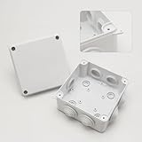 Electrical Junction Box Dustproof PP Plastic Project Enclosure for Electronics Junction Box Size 3.9 x 3.9 x 2.8 inch