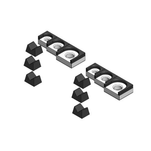 Image of 3D Tool Trays MagAttach Ratchet Organizer Kit (3 Piece Set (2-Pack), White/Black)