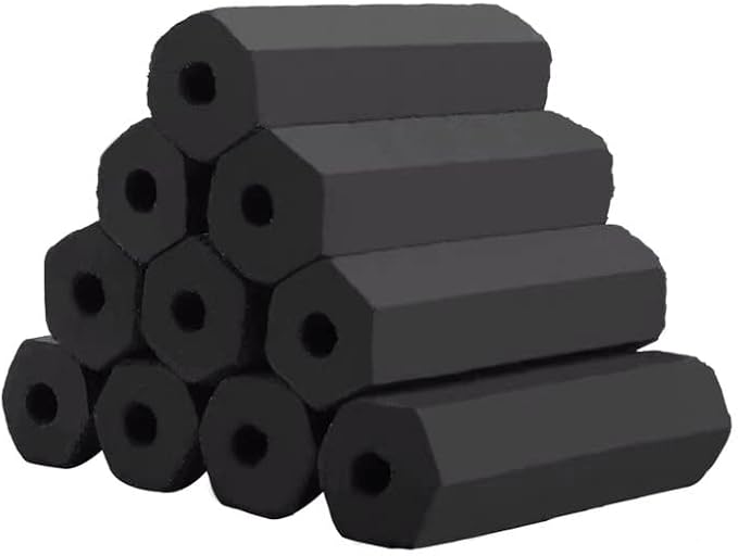 ALBAWADI Premium Camping BBQ Smokeless Charcoal for Fire Pit Stove 10kg/ctn