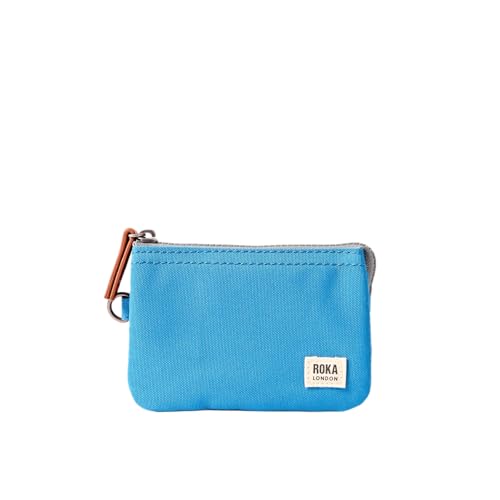 Monedero de lona Roka London Carnaby S azul malibu para el día a día