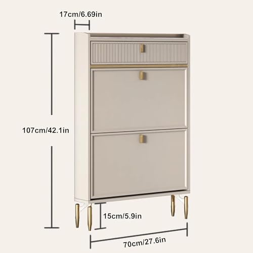 Meuble de rangement pour chaussures compact résolvant le manque de place