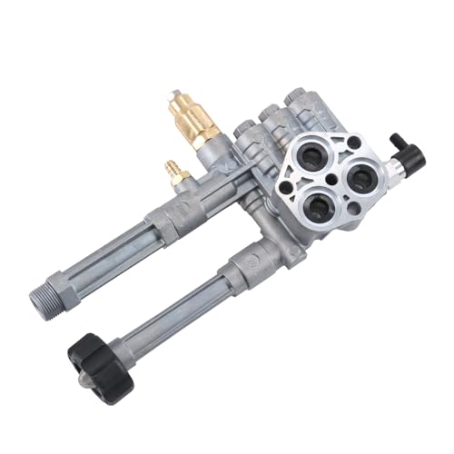 EMMCTTOP Pump Head Assembly for SRMW2.2G26EZ RMW2.2G24EZ and Similar Pressure Washer Pumps Complete with Unloader Valve and Check Valves- AR42518 AR43061 AR42940