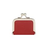 Royal Bagger Prawdziwa skóra krowy Mini biżuteria pudełko Kobiety moneta torebka Solid Color Kiss Lock zmiana torebka Casual styl mała torebka do przechowywania dla kobiet 1894 (wino fioletowe)