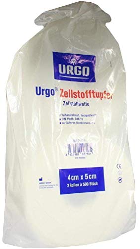 Tampons de cellulose URGO 1000 ST coton compresses carrés essuyage