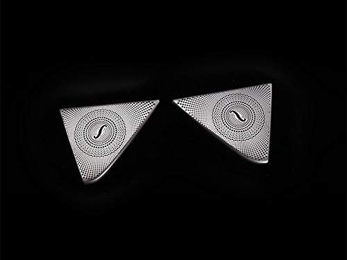 Speaker Cover for Benz C Class W204,Interior Rear Door Speaker Trim for Mercedes-Benz C Class W204 S204 Accessories 2007-2013,Door Decoration