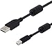 L-COM - U2A00016-1M - USB Cable, 2.0 Type A-Type B Plug, 3.3FT