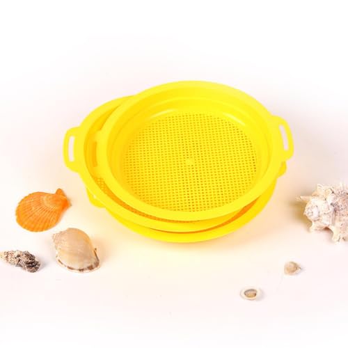 Criba de playa infantil multicolor set de 4 piezas para conchas y arena 5