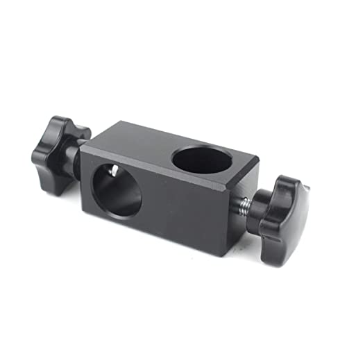 顕微鏡キット ビデオ顕微鏡ステージのための25mm / 32mmの頑丈な多軸調節可能な金属製のアームスタンド 顕微鏡レンズアダプター(Color:F)