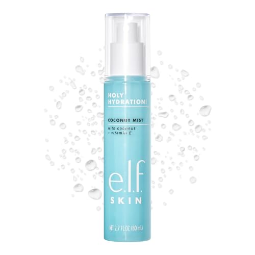 e.l.f. SKIN Holy Hydration! Hydrating Coconut Mist, Refreshes, Soothes & Invigorates Skin, Tropical...
