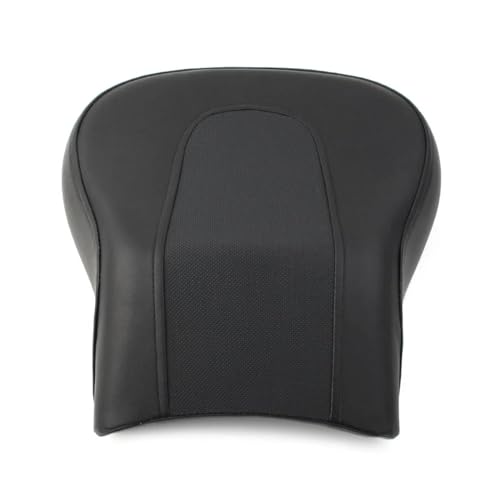 Asiento trasero motocicleta pasajero cuero negro Harley Davidson FLSTF Fatboy 2008-2014