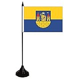 U24 Tischflagge Reichenbach im Vogtland Fahne Flagge Tischfahne 10 x 15 cm