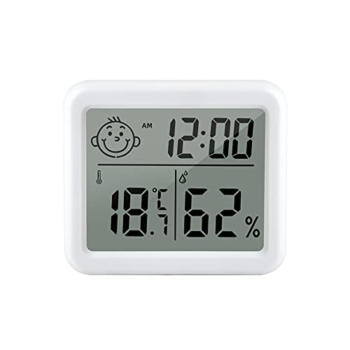 RERTOARY Higrómetro térmico, termómetro digital interior, termómetro de habitación ultrafino, monitor de humedad para interiores, salón, oficina Cover