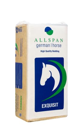 Pferdeeinstreu Einstreu Hobelspäne Holzstreu Allspan German Horse Exquisit 19 kg – staubarm, extrem saugfähig, hoher Flockenanteil, ergiebig & hygienisch