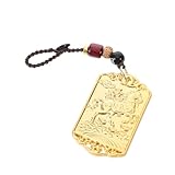 PACKOVE Schlüsselanhänger mit Pferdemotiv aus Metall und Fein Gewebtem Seil Glücksbringer zum Chinesischen Neujahr 2026 – Kompakter Taschen und Autoschlüsselanhänger