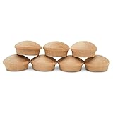 Wood Hole Plugs 1/2 inch, Pack of 25 Maple Button Top Wood Plugs for Screw Holes, by Woodpeckers