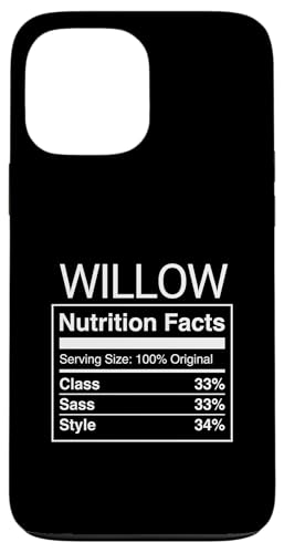 Willow Nutrition Facts�N���X �T�X�X�^�C�� �������떼�O �p���f�B �X�}�z�P�[�X iPhone 13 Pro Max �p