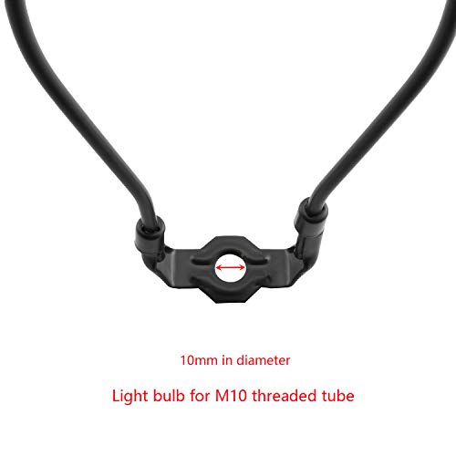 Dzs Elec 1Pc 8 Inches Bronze Lamp Harp With Light Base And Ball Lamp Finial For Table/Floor Light Fitting Uno Fitter Adapter Converter Finial Set #TOP3