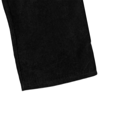 Mens Corduroy Pants Slim Fit Baggy Big and Tall Straight Leg Casual Sweatpants Relaxed Fit Elastic Waist Drawstring Trousers4