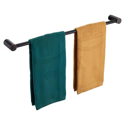 Image of KOKOSIRI Bath Towel Bar 20-Inch Hand Towel Holder Single Rail for Lavatory and Bathroom Wall Mounted Oil Rubbed Bronze Stainless Steel, B4007ORB-L20
