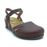 Sandalia de cuña de cuero Art I LIVE Sandalias con Cuña, Mujer, Marrón (Brown), 37 EU
