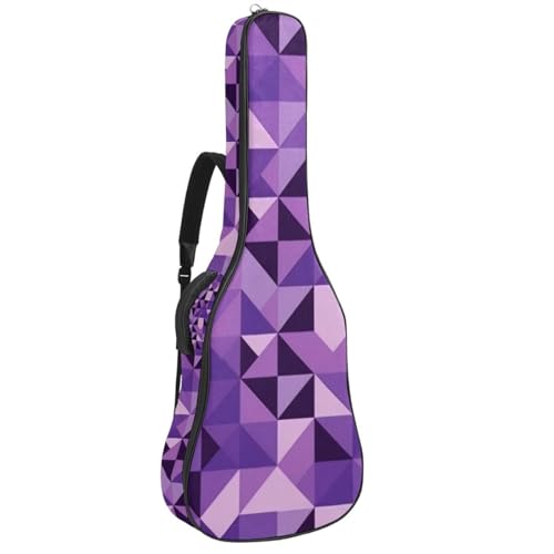 Étui pour guitare acoustique 101,6 cm sac imperméable violet multicolore